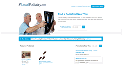 Desktop Screenshot of localpodiatry.com